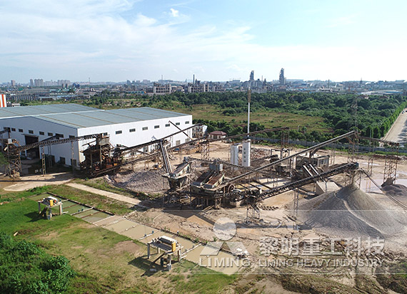 湖南衡阳河卵石制砂生产线